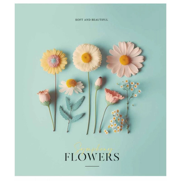 Зошит загальний "Flowers" 036-3255K-4 в клітинку 36 аркушів