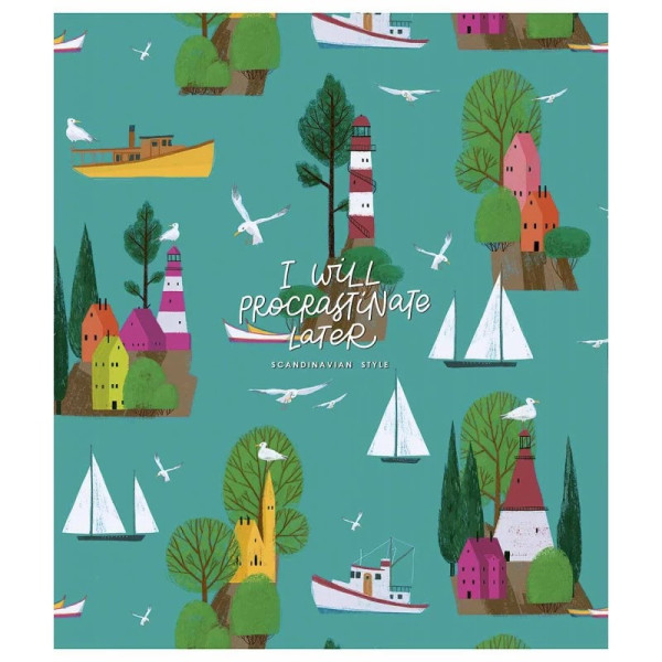 Зошит загальний "I will procrastinate later" 036-3200L-5 в лінію 36 аркушів