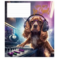 Зошит учнівський "You are so cool" 012-3241K-1 в клітинку 12 аркушів