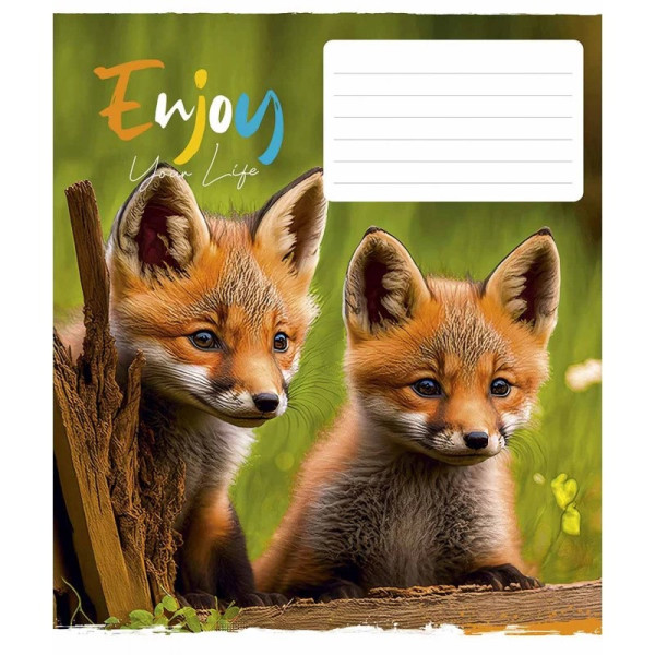 Зошит учнівський "Engoy your life" 012-3252L-3 в лінію, 12 аркушів