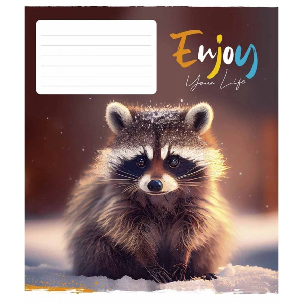 Зошит учнівський "Engoy your life" 012-3252L-4 в лінію, 12 аркушів