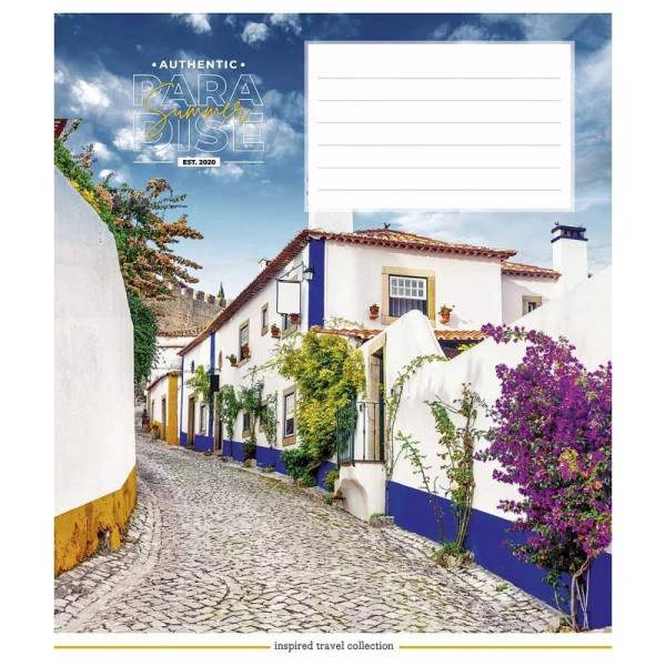 Зошит учнівський "Summer paradise" 024-3251K-3 в клітинку 24 аркушів