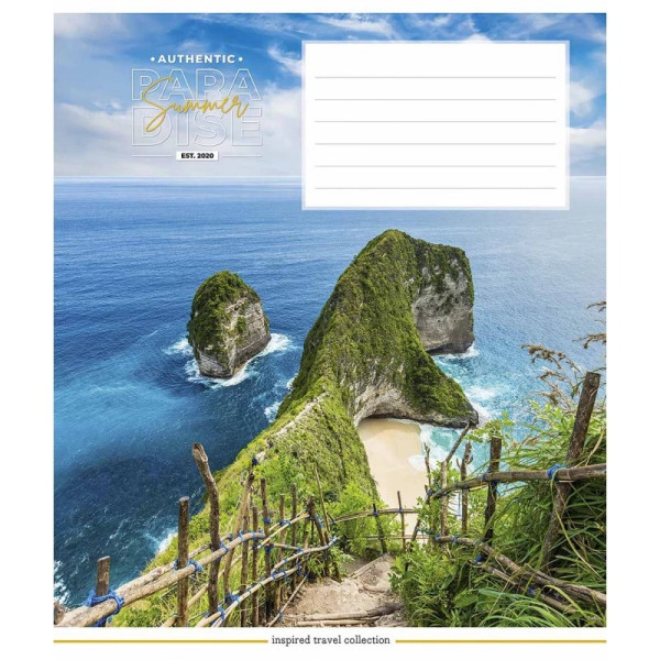 Зошит учнівський "Summer paradise" 024-3251K-4 в клітинку 24 аркушів