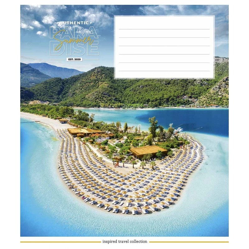 Зошит учнівський "Summer paradise" 024-3251K-5 в клітинку 24 аркушів