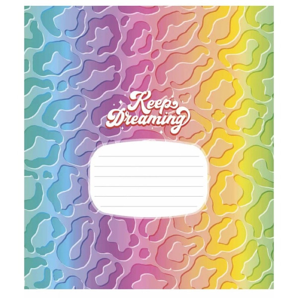 Зошит учнівський "Crazy rainbow" 024-3217L-1 в лінію, 24 аркушів