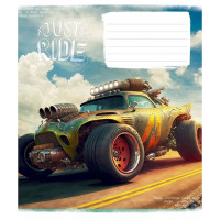 Зошит учнівський "Offroad masters" 012-3287C-3 в косу лінію, 12 аркушів (012-3287C-3)