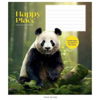 Зошит учнівський "Wild selfie" 012-3352K-3 в клітку, 12 аркушів (012-3352K-3)