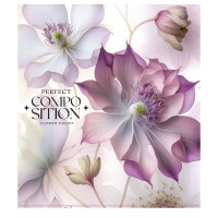 Зошит загальний "Perfect composition" 096-3278L-1 в клітинку, 96 аркушів (096-3278L-1)