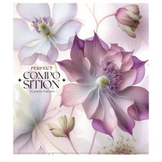 Зошит загальний "Perfect composition" 096-3278L-1 в клітинку, 96 аркушів (096-3278L-1)