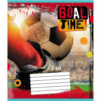 Тетрадь ученическая "Мяч" 012-510027C-3 в косую линию, 12 листов(012-510027C-3)