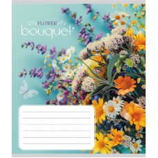 Зошит учнівський "Букет" 024-550337K-3 в клітинку, 24 аркуші (024-550337K-3)