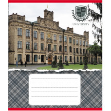 Зошит загальний "Університети" 048-590258K-5 в клітинку, 48 аркушів (048-590258K-5)