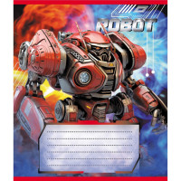 Зошит учнівський "Роботи" 012-520125L-2 в лінію, 12 аркушів  (012-520125L-2)