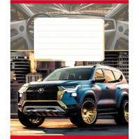 Зошит учнівський "Великі машини" 018-540062L-5 в лінію, 18 аркушів  (018-540062L-5)