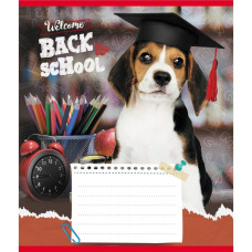 Зошит учнівський "Собака студент" 018-540178L-4 в лінію, 18 аркушів   (018-540178L-4)