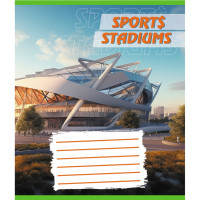 Зошит учнівський "Стадіон" 018-540260L-3 у лінію, 18 аркушів (959054) (018-540260L-3)