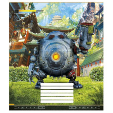 Зошит учнівський "Techno city" 012-2495L-1 в лінію, 12 аркушів  (012-2495L-1)