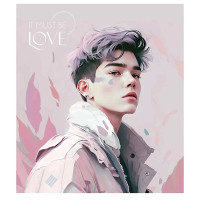 Зошит загальний "It must be love" 036-3290K-1 в клітинку, 36 аркушів (036-3290K-1)