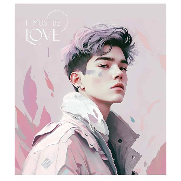 Зошит загальний "It must be love" 036-3290K-1 в клітинку, 36 аркушів (036-3290K-1)