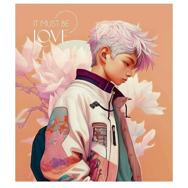 Зошит загальний "It must be love" 036-3290K-2 в клітинку, 36 аркушів (036-3290K-2)