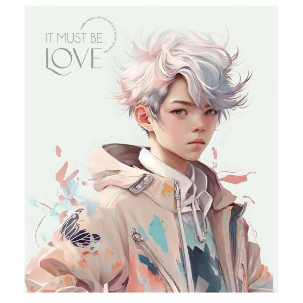 Зошит загальний "It must be love" 036-3290K-5 в клітинку, 36 аркушів (036-3290K-5)