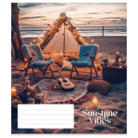 Зошит загальний "Sunshine vibes" 036-3319L-3 у лінію, 36 аркушів (036-3319L-3)