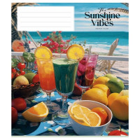 Зошит загальний "Sunshine vibes" 036-3319L-5 у лінію, 36 аркушів (036-3319L-5)