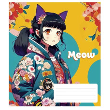 Зошит загальний "Kawaii" 048-3302K-1 в клітинку, 48 аркушів (048-3302K-1)