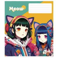 Зошит загальний "Kawaii" 048-3302K-2 в клітинку, 48 аркушів (048-3302K-2)