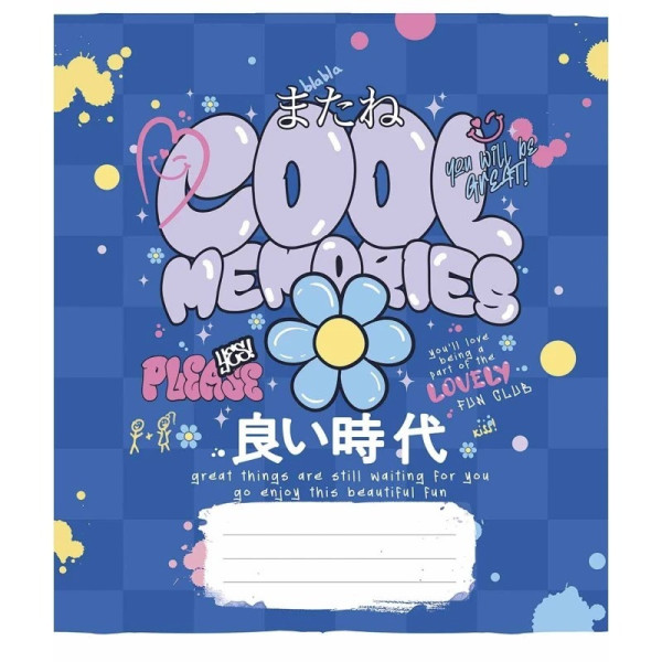 Зошит загальний "Graffiti style" 048-3327K-1 в клітинку, 48 аркушів (048-3327K-1)