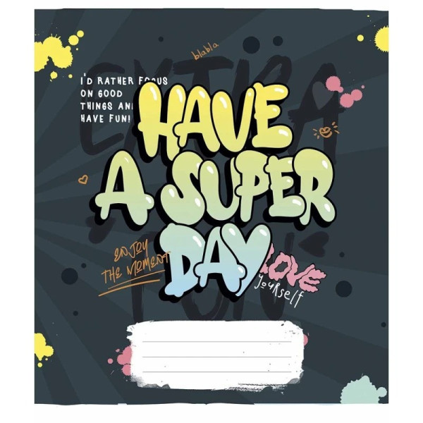 Зошит загальний "Graffiti style" 048-3327K-5 в клітинку, 48 аркушів (048-3327K-5)