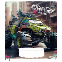 Зошит загальний "Crazy" 048-3283K-1 в клітинку, 48 аркушів (048-3283K-1)