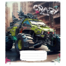 Зошит загальний "Crazy" 048-3283K-1 в клітинку, 48 аркушів (048-3283K-1)