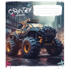 Зошит загальний "Crazy" 048-3283K-5 в клітинку, 48 аркушів (048-3283K-5)