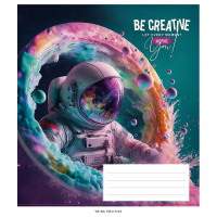 Зошит загальний "Be Creative" 048-3399K-3 в клітинку, 48 аркушів (048-3399K-3)