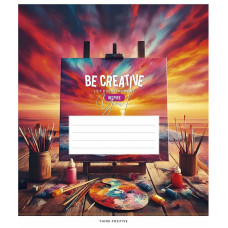 Зошит загальний "Be Creative" 048-3399K-4 в клітинку, 48 аркушів (048-3399K-4)