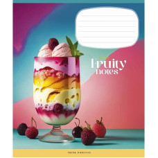 Зошит загальний "Fruity heaven" 048-3409K-1 в клітинку, 48 аркушів (048-3409K-1)