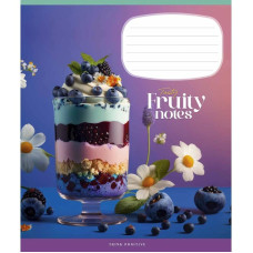 Зошит загальний "Fruity heaven" 048-3409K-2 в клітинку, 48 аркушів (048-3409K-2)