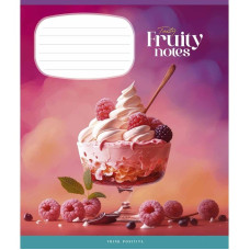 Зошит загальний "Fruity heaven" 048-3409K-4 в клітинку, 48 аркушів (048-3409K-4)
