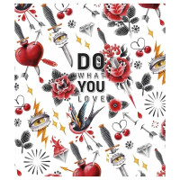 Зошит загальний "Do what you love" 048-3311K-1 в клітинку, 48 аркушів (048-3311K-1)