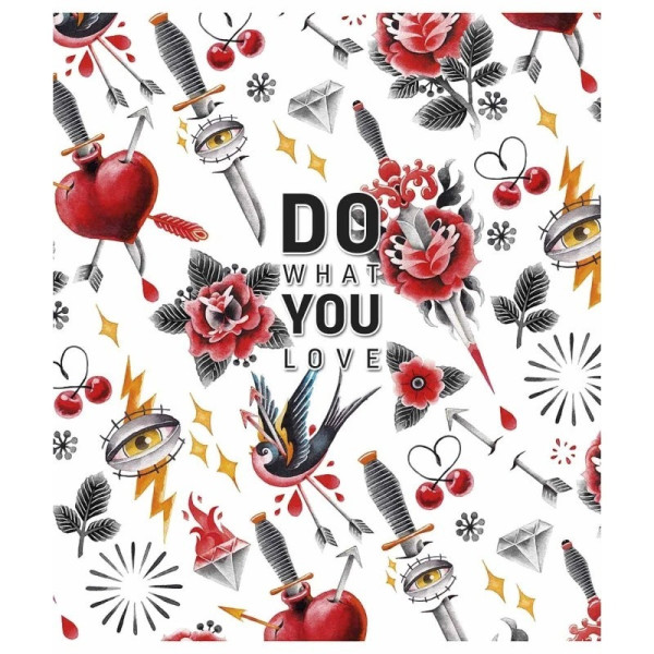 Зошит загальний "Do what you love" 048-3311K-1 в клітинку, 48 аркушів (048-3311K-1)