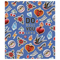 Зошит загальний "Do what you love" 048-3311K-2 в клітинку, 48 аркушів (048-3311K-2)