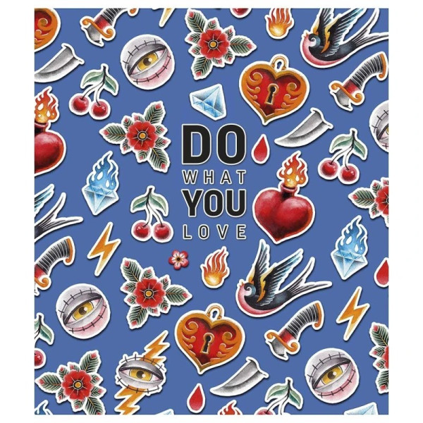 Зошит загальний "Do what you love" 048-3311K-2 в клітинку, 48 аркушів (048-3311K-2)