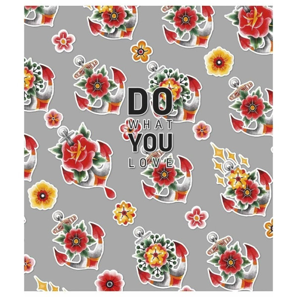 Зошит загальний "Do what you love" 048-3311K-3 в клітинку, 48 аркушів (048-3311K-3)