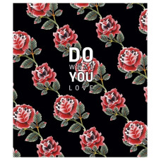 Зошит загальний "Do what you love" 048-3311K-5 в клітинку, 48 аркушів (048-3311K-5)