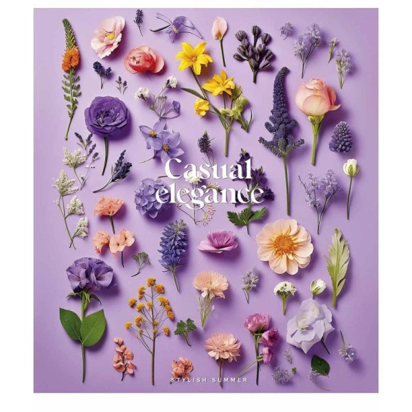 Зошит загальний "Casual elegance" 048-3315K-3 в клітинку, 48 аркушів (048-3315K-3)