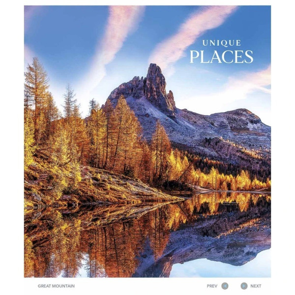 Зошит загальний "Unique places" 048-3377K-3 в клітинку, 48 аркушів (048-3377K-3)