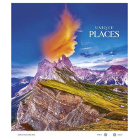 Зошит загальний "Unique places" 048-3377K-5 в клітинку, 48 аркушів (048-3377K-5)