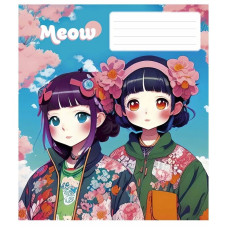 Зошит загальний "Kawaii" 048-3302L-5  у лінію, 48 аркушів (048-3302L-5)