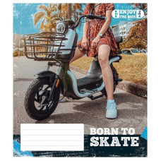 Зошит загальний "Enjoy the ride" 048-3317L-3 у лінію, 48 аркушів (048-3317L-3)